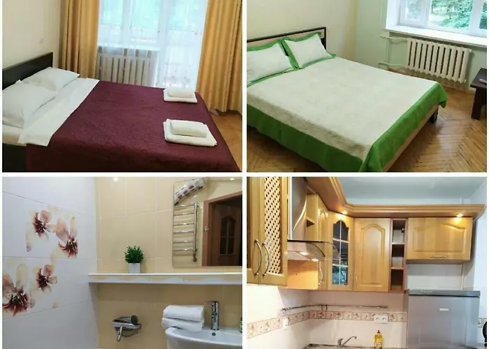 Апартаменты Stryiska. Two Bedrooms.arena-lviv.achan. Bus Station