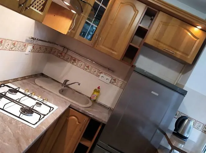 Stryiska. Two Bedrooms.arena-lviv.achan. Bus Station شقة إلفيف